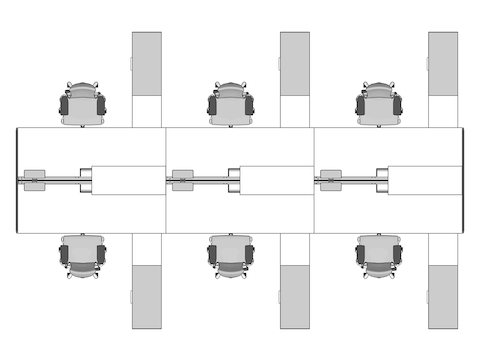 A line drawing viewed from above - Hive 169