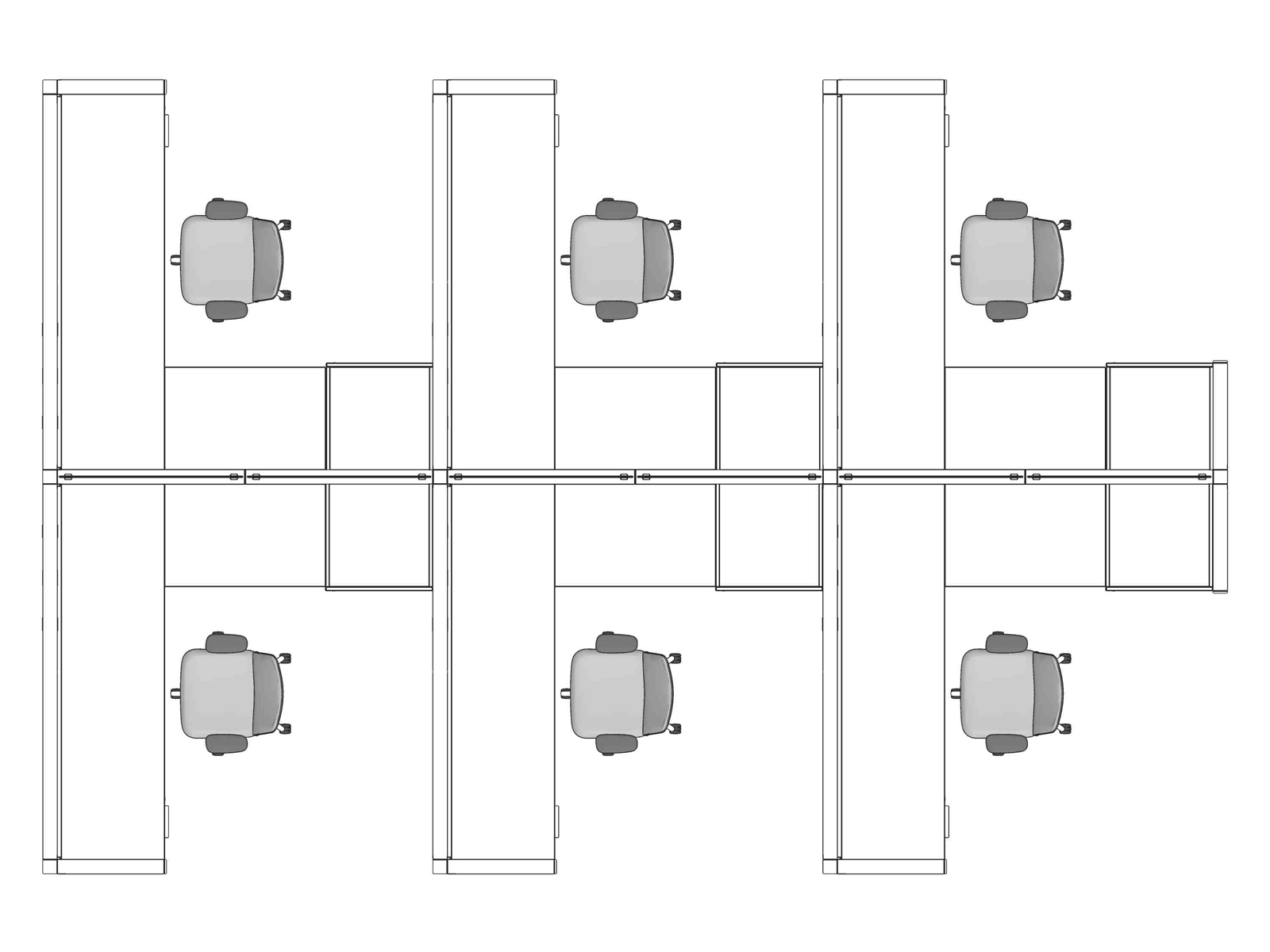A line drawing viewed from above - Hive 170