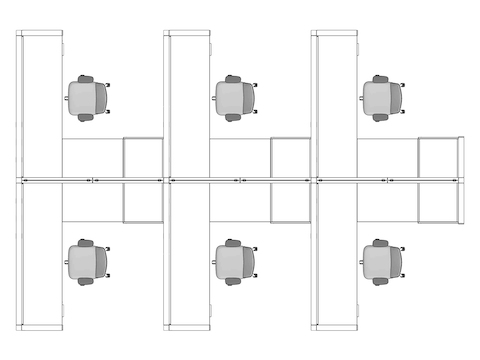 A line drawing viewed from above - Hive 170