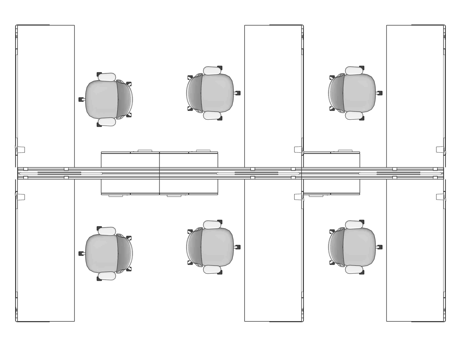 A line drawing viewed from above - Hive 174