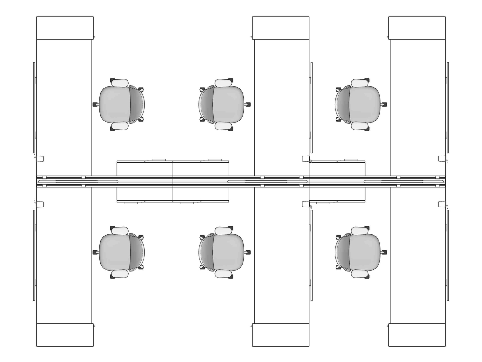 A line drawing viewed from above - Hive 175
