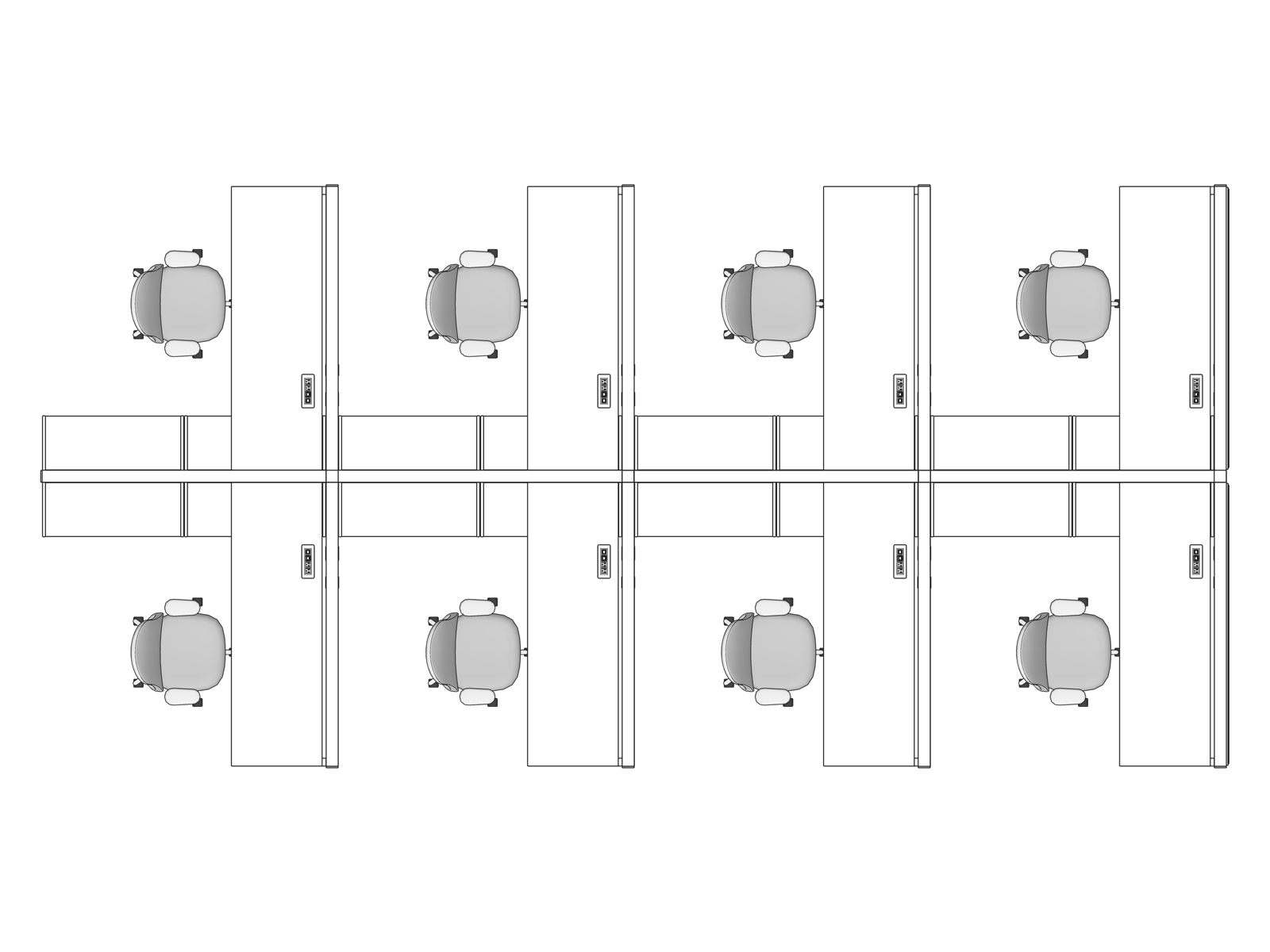A line drawing viewed from above - Jump Space 009