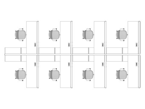 A line drawing viewed from above - Jump Space 009