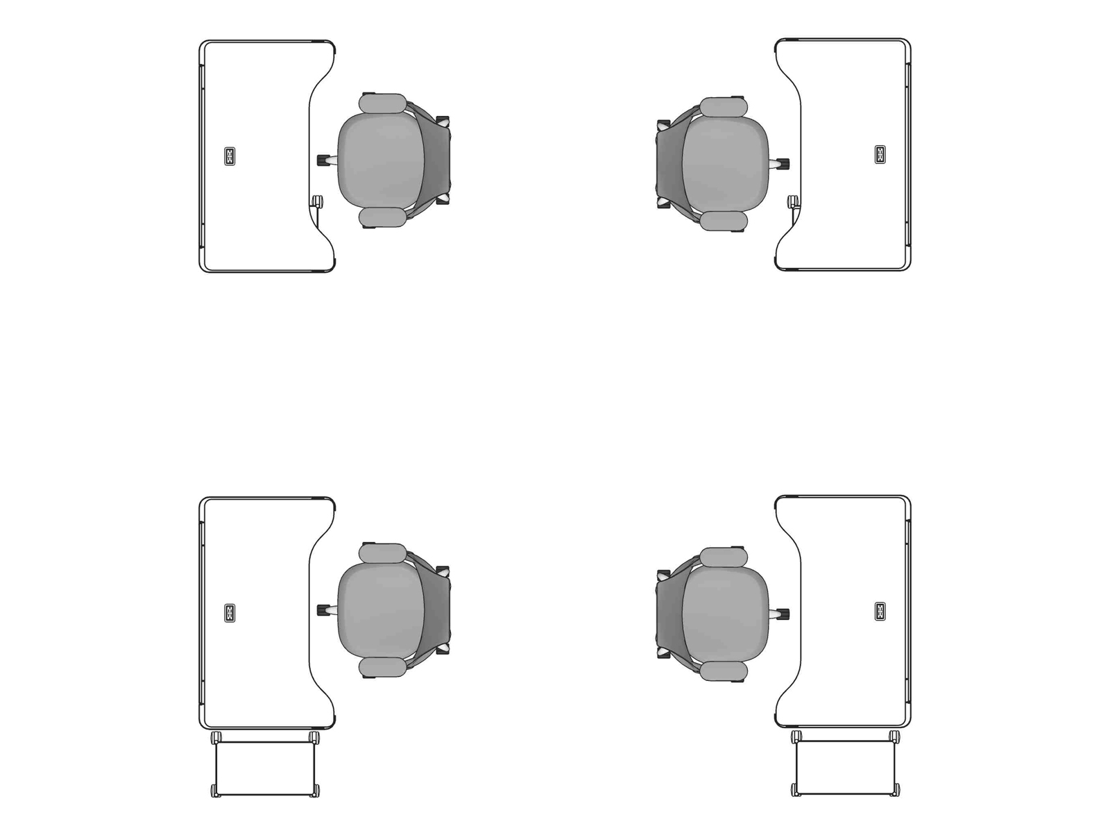 A line drawing viewed from above - Jump Space 049