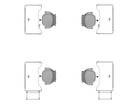 A line drawing viewed from above - Jump Space 049