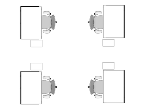 A line drawing viewed from above - Jump Space 058