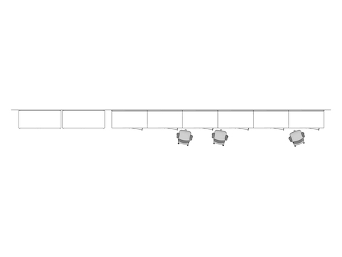 A line drawing viewed from above - Laboratory 005