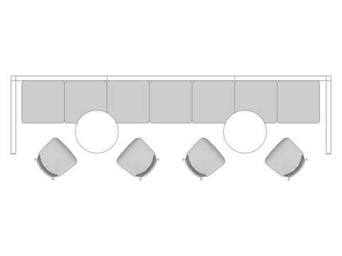 A line drawing viewed from above - Landing 002