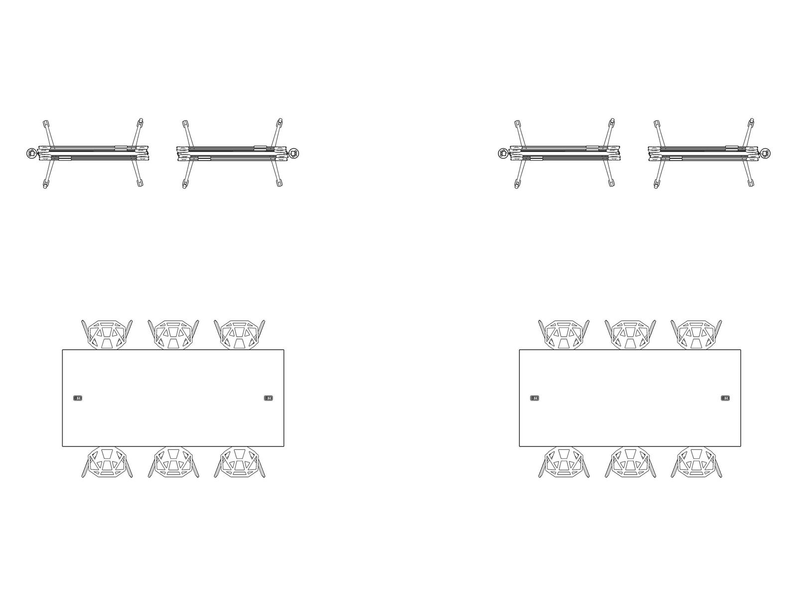 A line drawing viewed from above - Landing 007