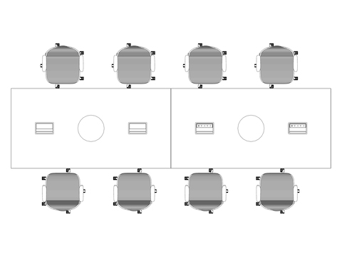 A line drawing viewed from above - Landing 018