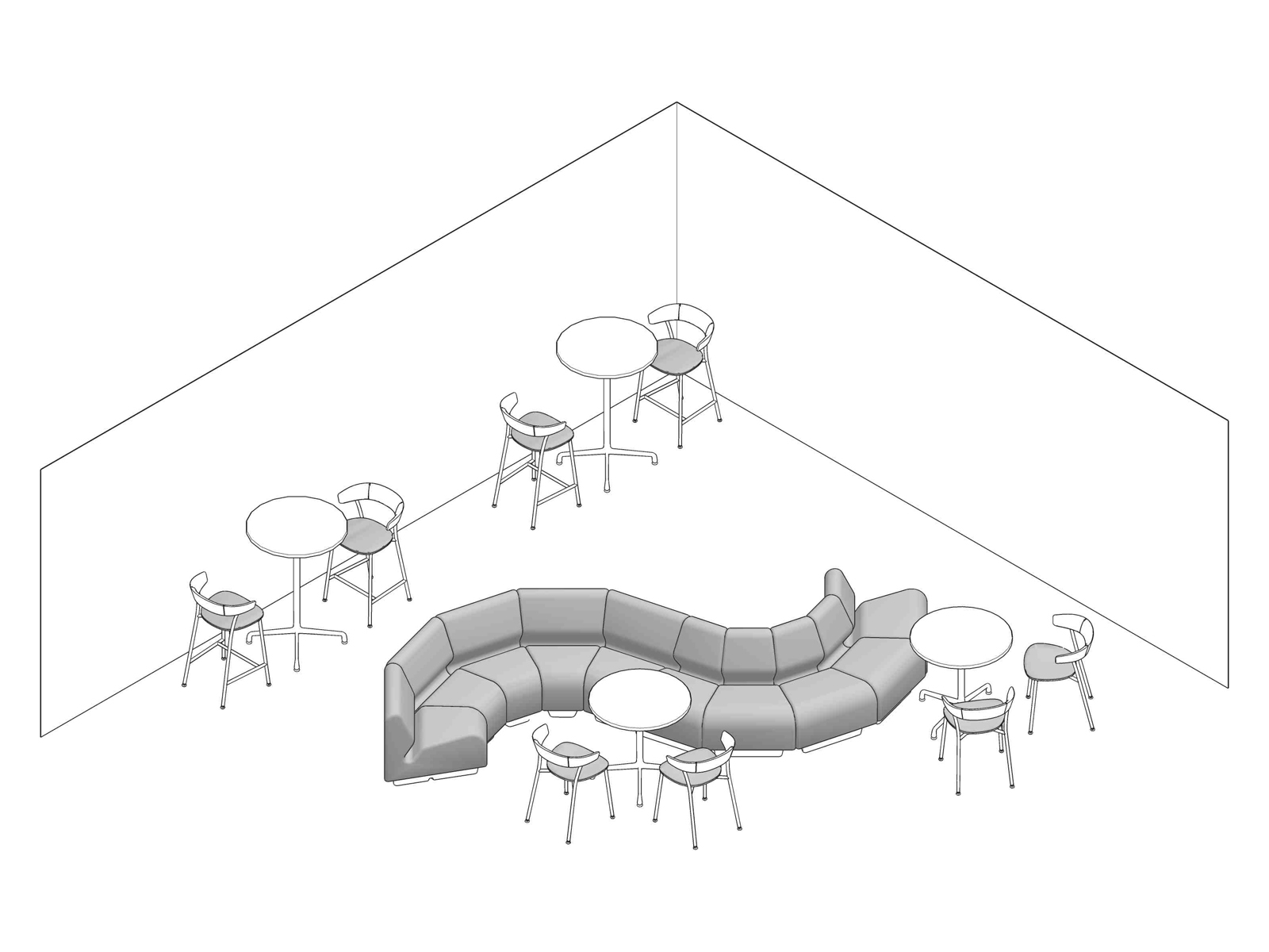 A line drawing - Plaza 018