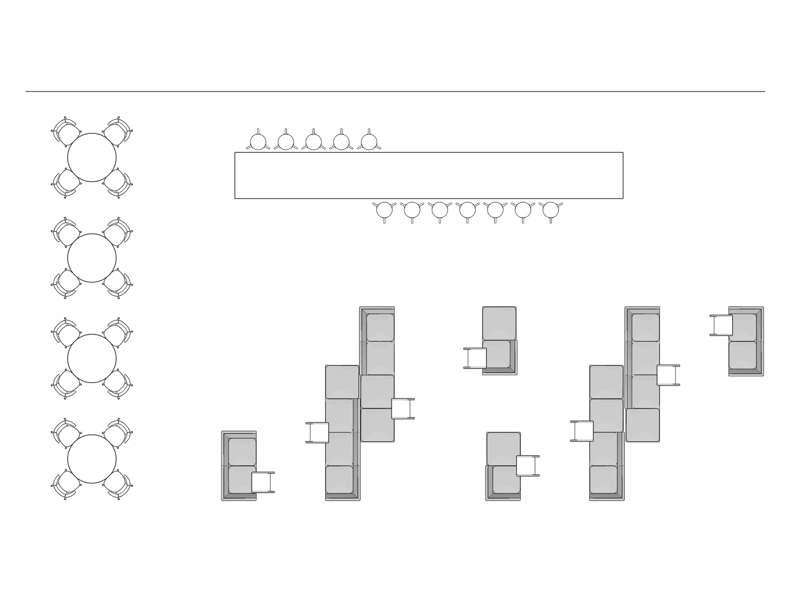 A line drawing viewed from above - Plaza 031