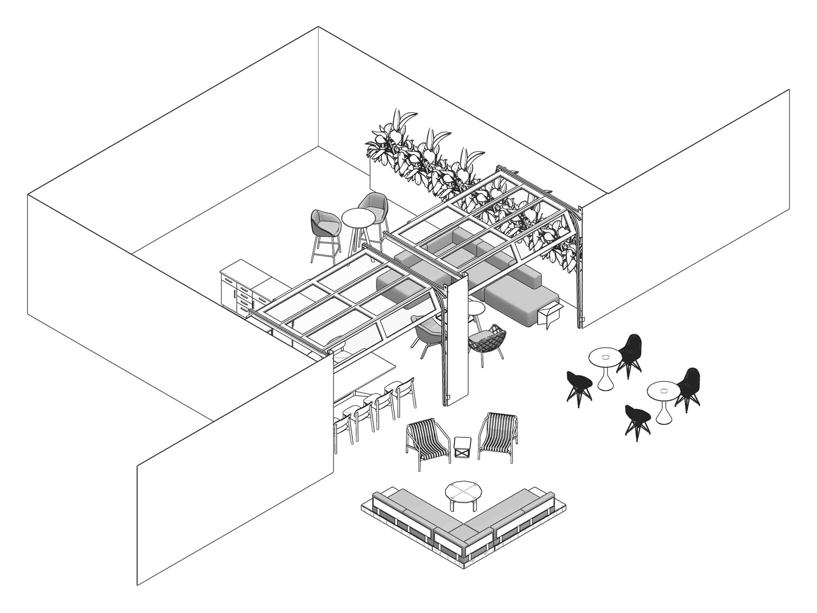 A line drawing - Plaza 036