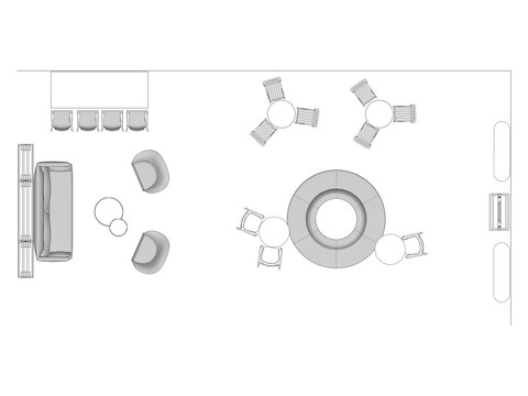 A line drawing viewed from above - Landing 047