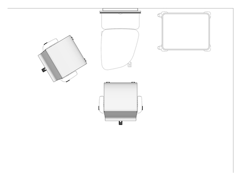 A line drawing from above - Telemedicine 010