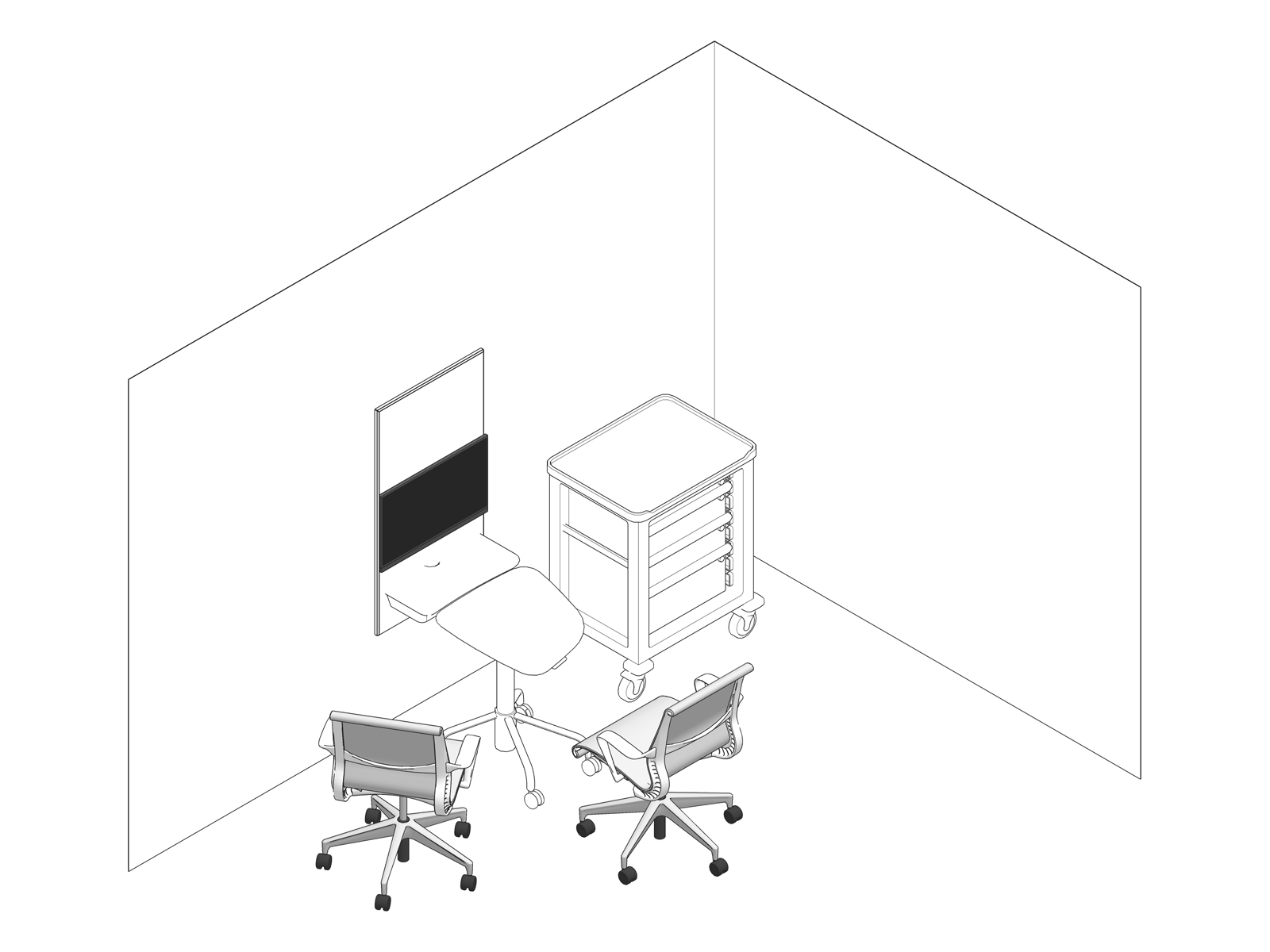 A line drawing - Telemedicine 010