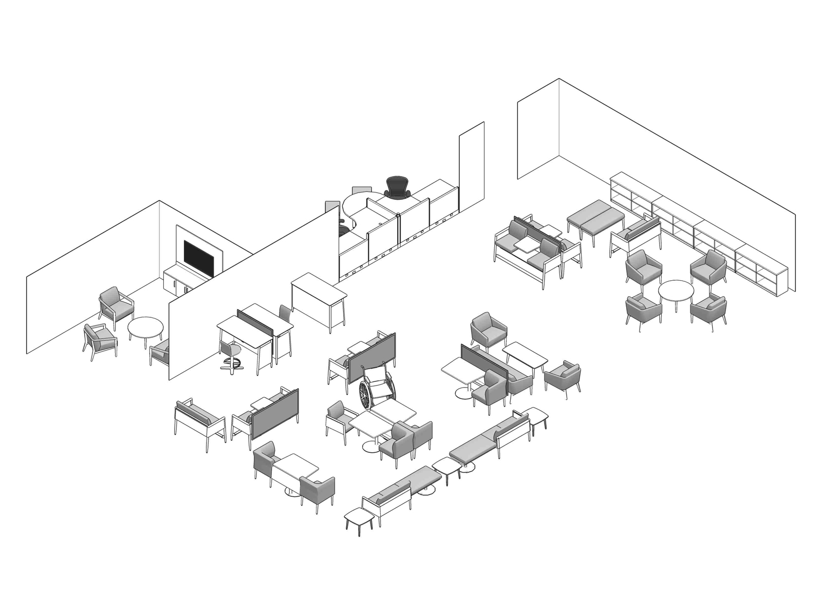 A line drawing - Waiting Room 002