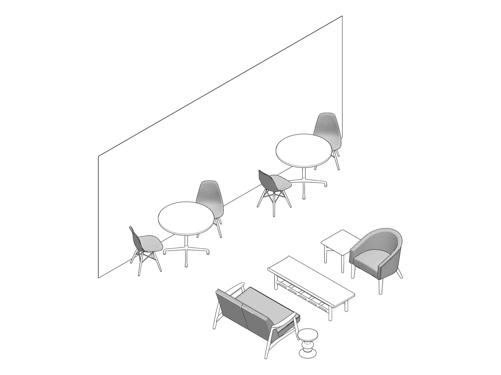 A line drawing - Waiting Room 003