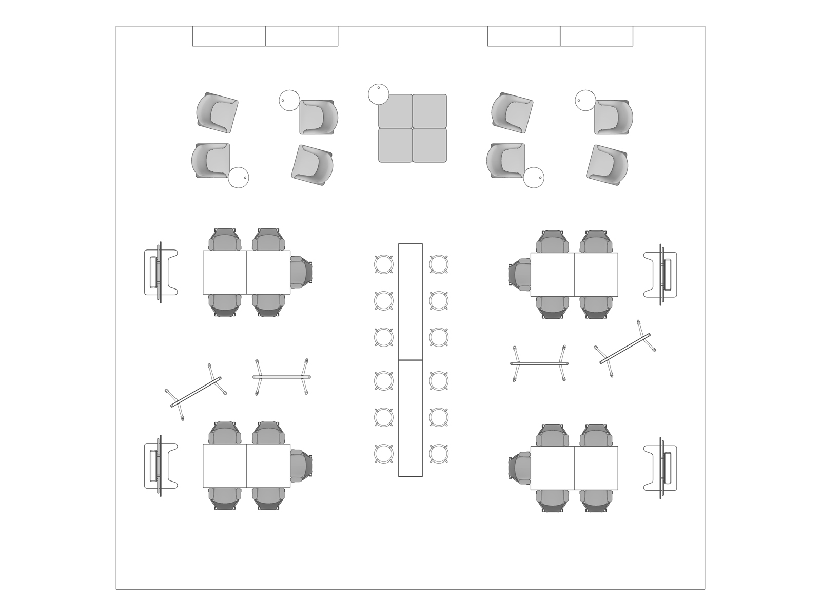 A line drawing viewed from above - Workshop 019