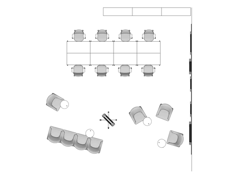 A line drawing viewed from above - Workshop 020