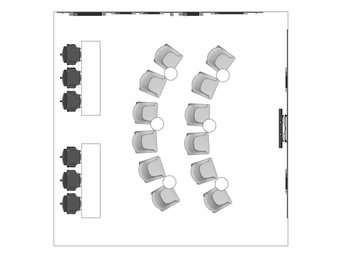 A line drawing viewed from above - Workshop 021