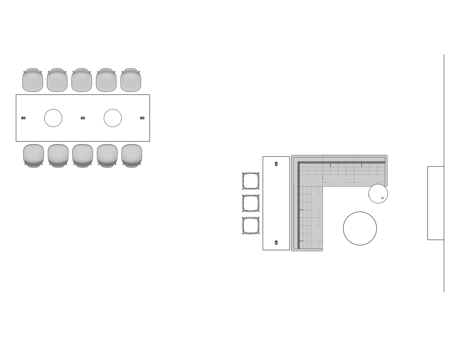 A line drawing viewed from above - Workshop 028