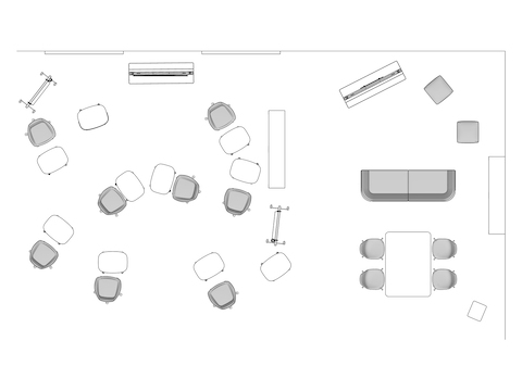 A line drawing viewed from above - Workshop 048