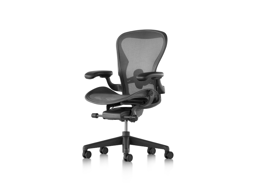 A photo - Aeron Chair–B Size–Fixed Arms