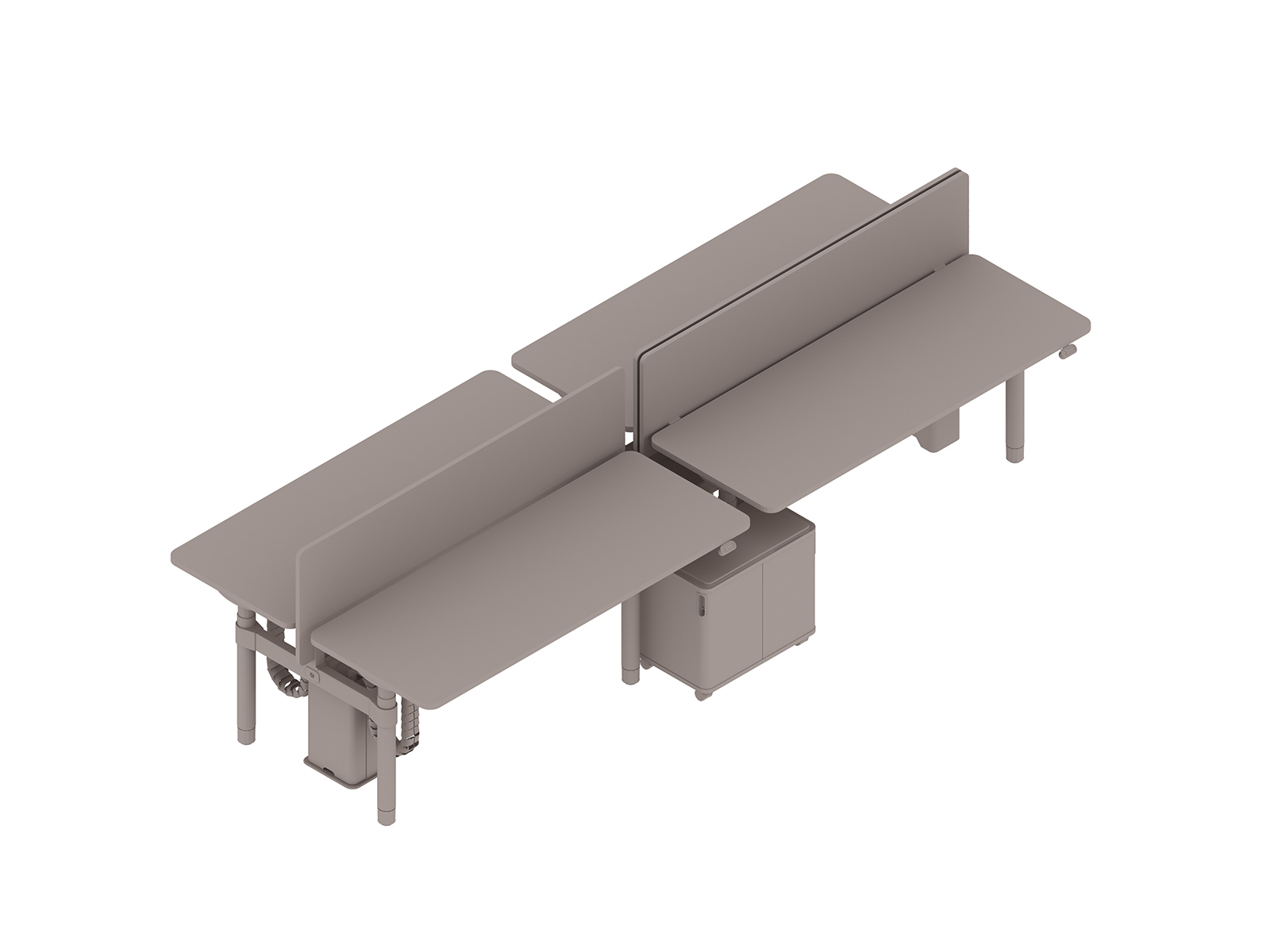 A generic rendering - Atlas Office Landscape–Linear Configurations