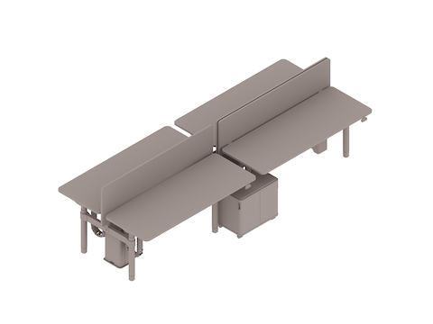 A generic rendering - Atlas Office Landscape–Linear Configurations