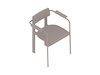 A generic rendering - Betwixt Chair–With Arms–Cork