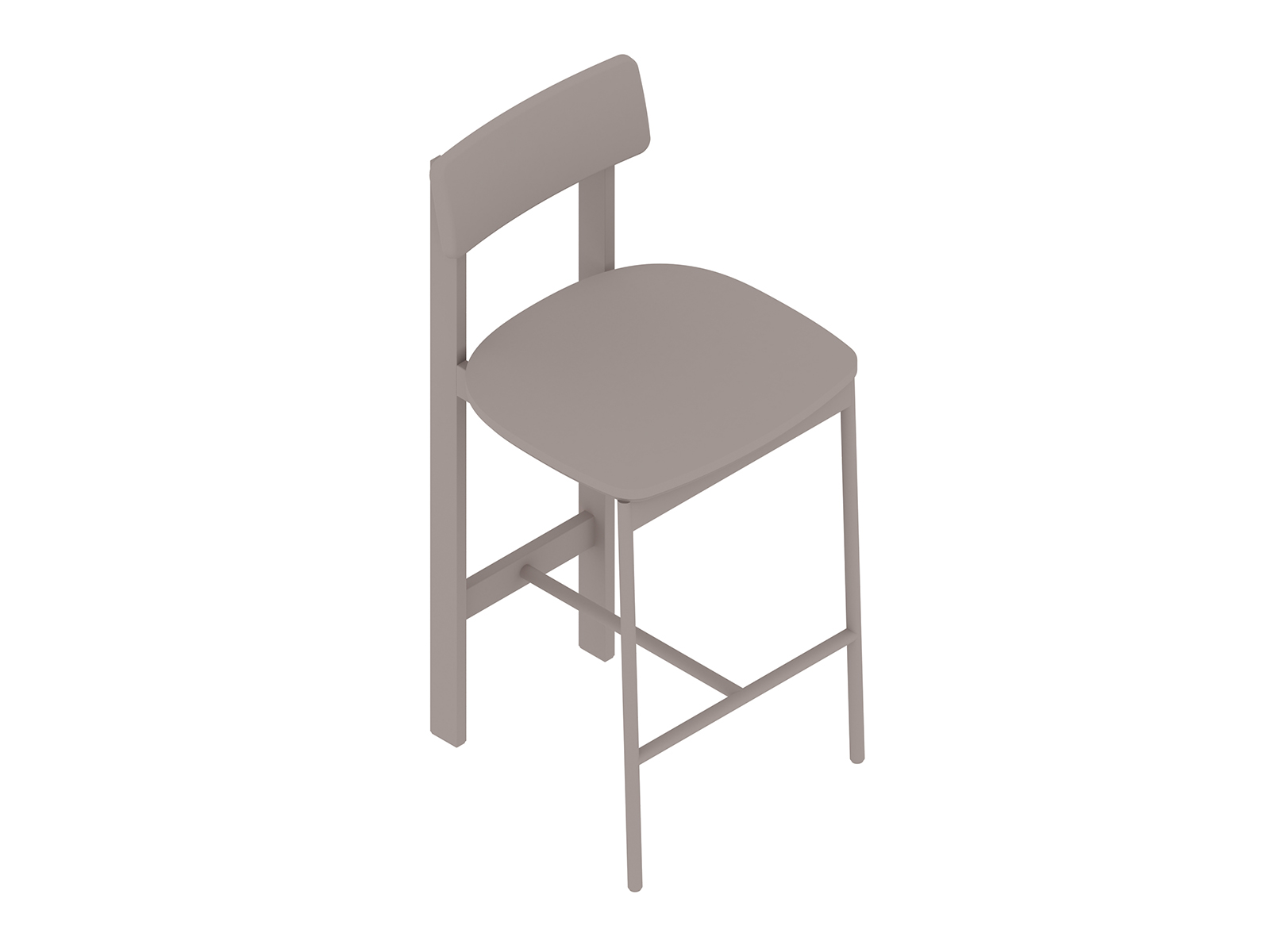 Una representación genérica - Taburete Betwixt–Altura de mostrador–Madera