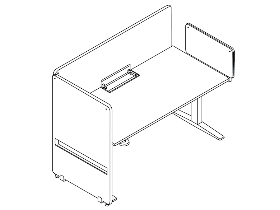 A line drawing - Bound Screens