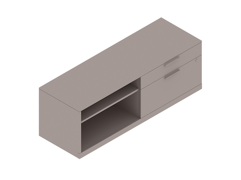 A generic rendering - Canvas Storage–Wood Lower Storage