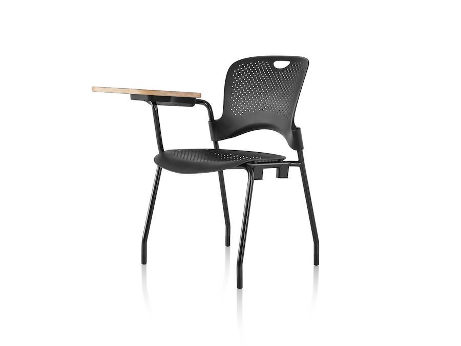 A photo - Caper Stacking Chair–Tablet Arm–Right