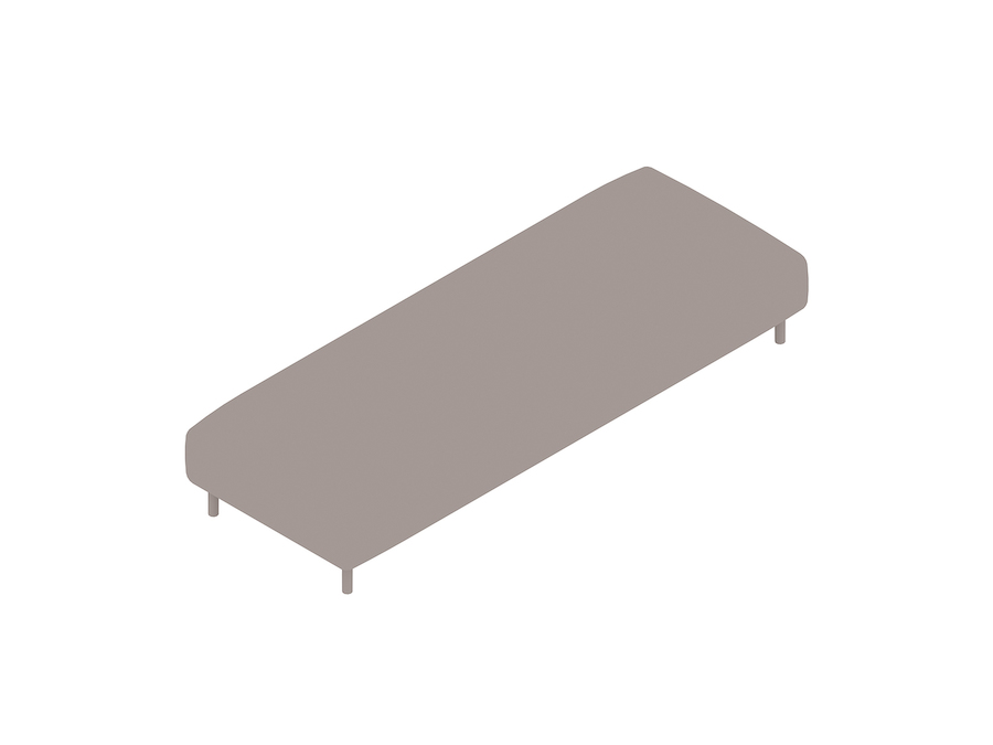 Een generieke rendering - ColourForm-bank–3-zits