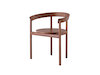 A photo - Comma Chair–With Arms–Wood Seat