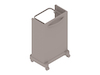 A generic rendering - Compass Linen Cart