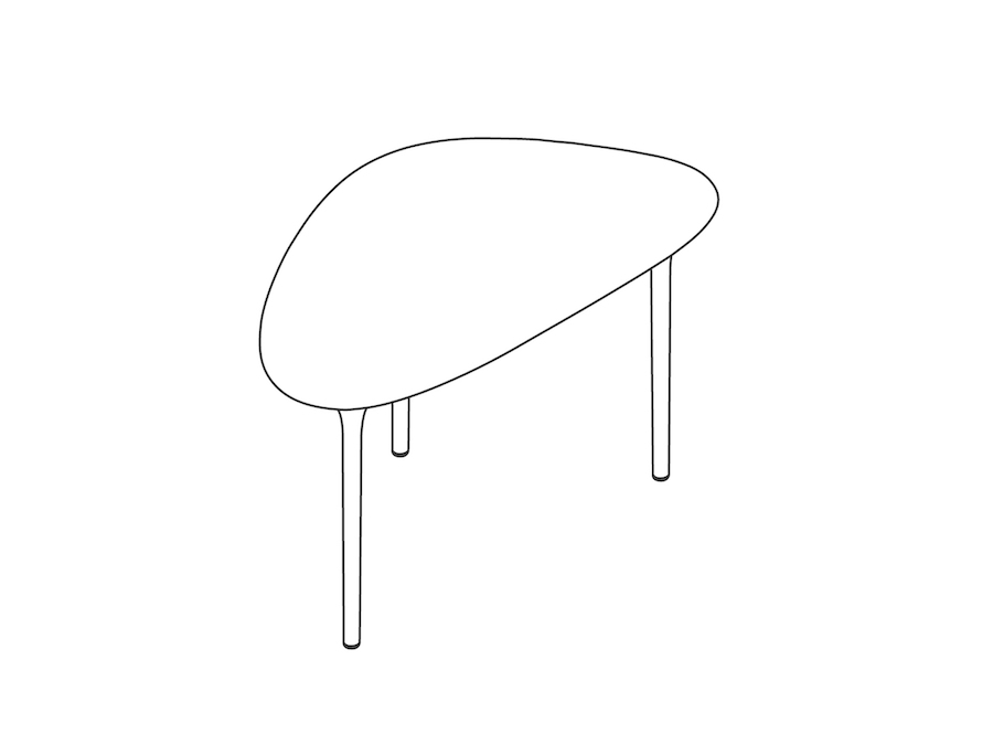 Un dibujo - Mesas Cyclade: alta