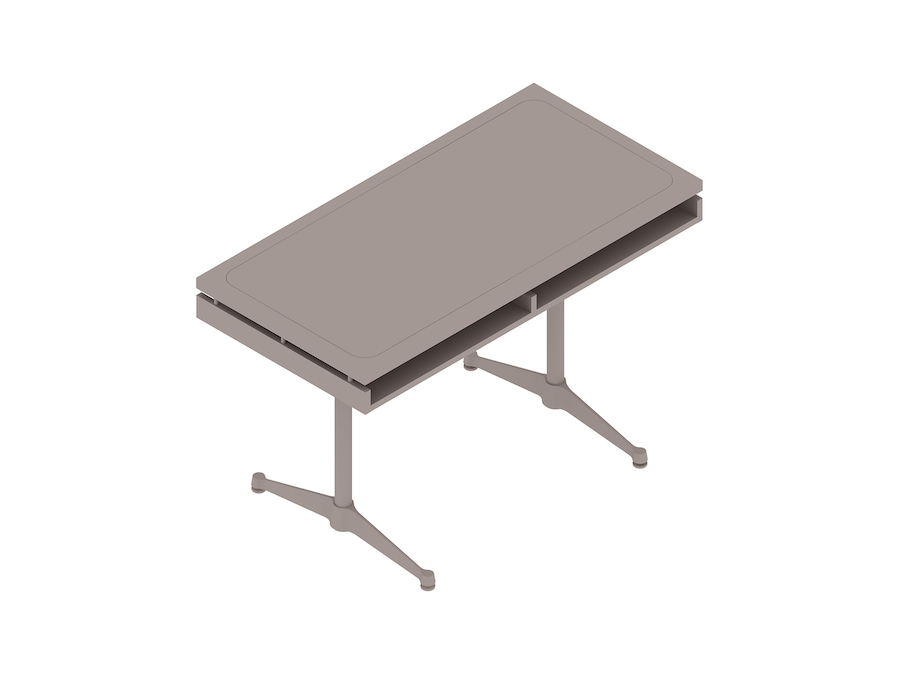 A generic rendering - Eames 2500 Series Executive Desk