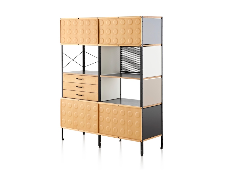Uma foto - Unidade de armazenamento Eames–4 alturas por 2 larguras