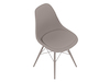 A generic rendering - Eames Molded Fiberglass Side Chair–Dowel Base–Upholstered Seat Pad