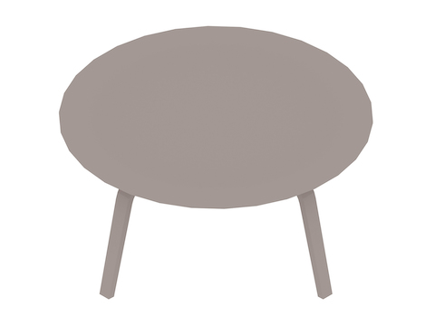 Una representación genérica - Mesa de café Eames de madera laminada moldeada, con base en madera