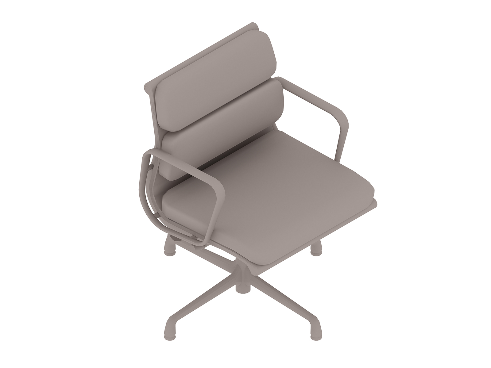 Una representación genérica - Silla de visita Soft Pad Eames con brazos