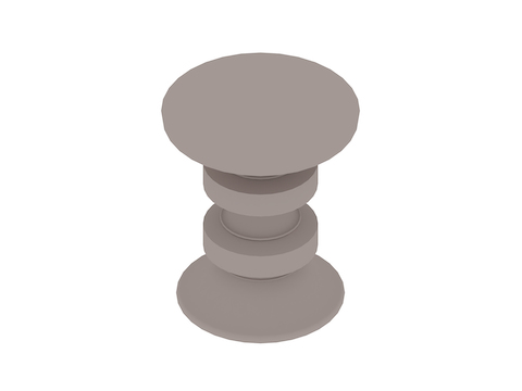 A generic rendering - Eames Turned Stool–D Shape