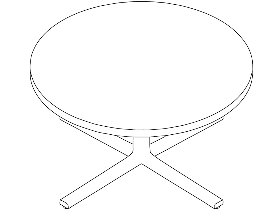 Un dibujo - Mesa de café Everywhere redonda