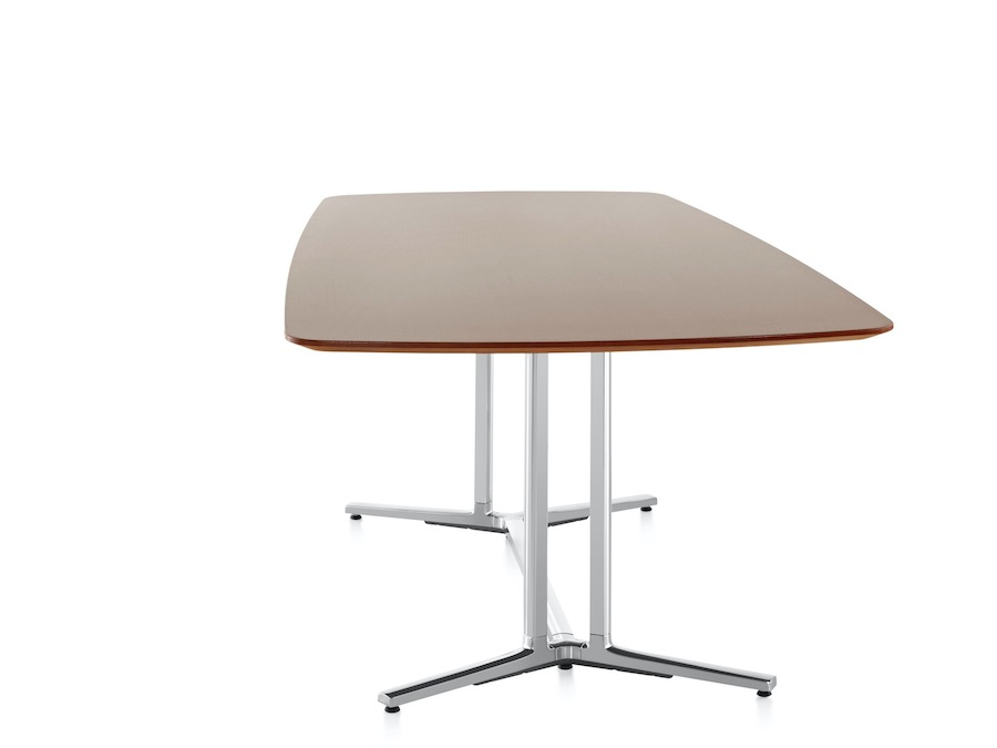 A photo - Everywhere Table–Video Oval–Double 3-Column Base Spanner