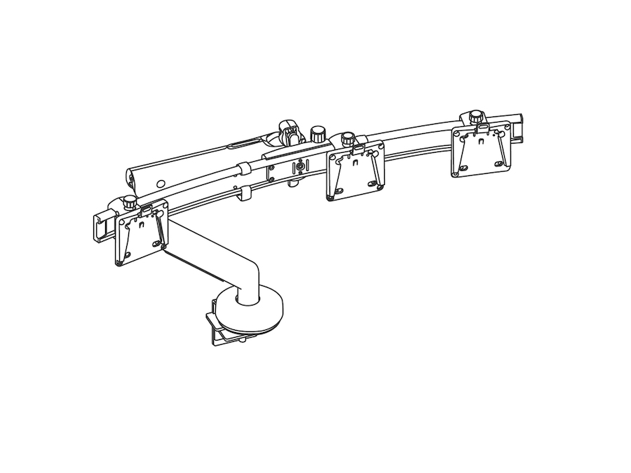 A line drawing - Flo X Triple