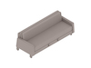 A generic rendering - Gemma Double Sleep Sofa
