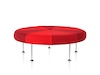 A photo - Girard Color Wheel Ottoman